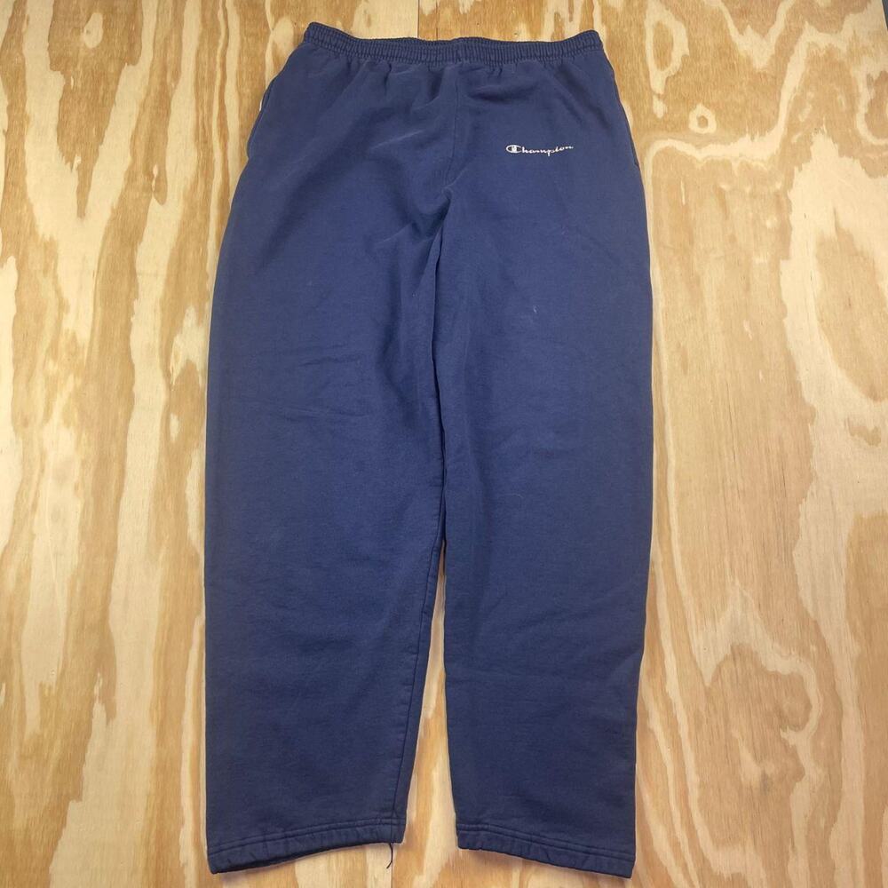 Vintage Y2K Champion Sweatpants – Navy Blue – Men’s L
